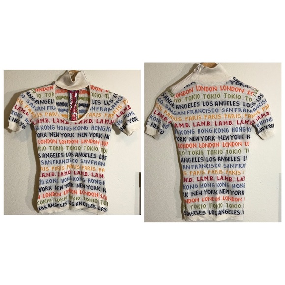 Gwen Stefani LAMB Runway turtleneck cashmere top - Picture 4 of 8